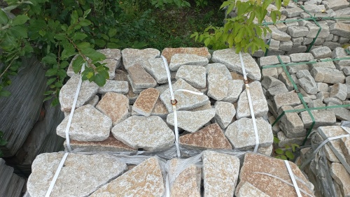 Гранитный плитняк галтованный для парковки купить в Электростали