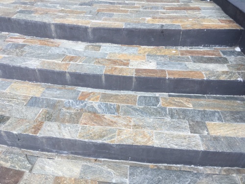 Плитка из Златолита Уральского для лестницы купить в Электростали