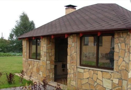 Плитняк златолит жёлтый золотистый для фасада 1,5-3см купить в Электростали