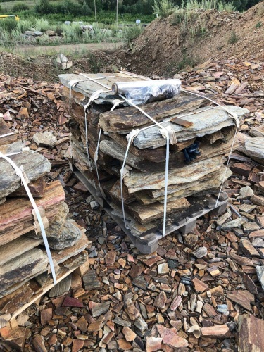 Плитняк кора дерева 50-100мм для пошаговых дорожек купить в Электростали