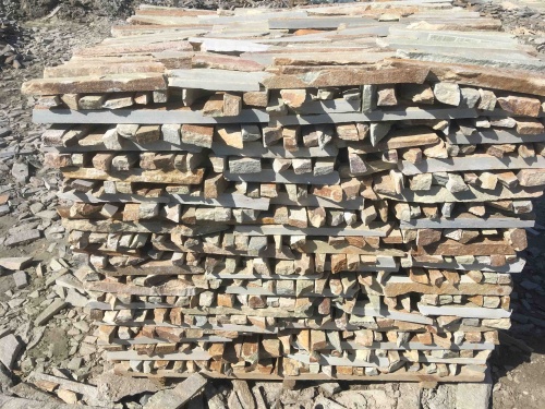 Горбушка златолит золотистый для облицовки купить в Электростали