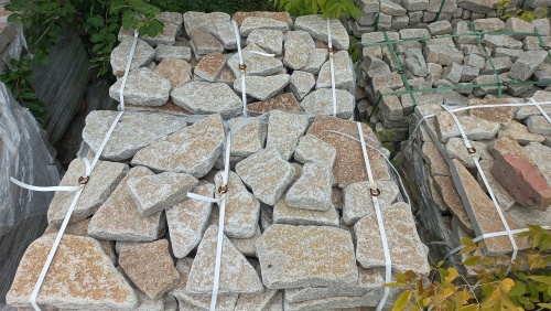 Гранитный плитняк галтованный для парковки купить в Электростали