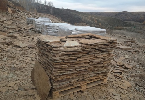 Плитняк кора дерева для цоколя, отмостки купить в Электростали