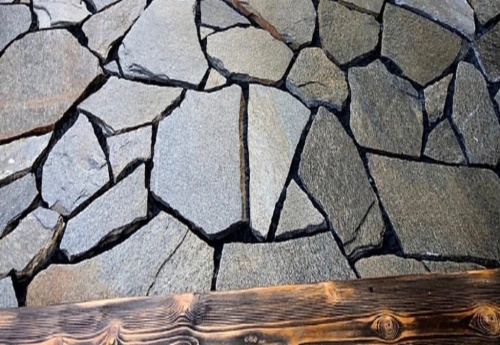 плитняк златолит серебристый