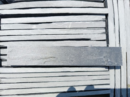 Плитка чёрная из натурального камня фасадная 30 см * 5 см, толщина 7 мм -30 мм купить в Электростали